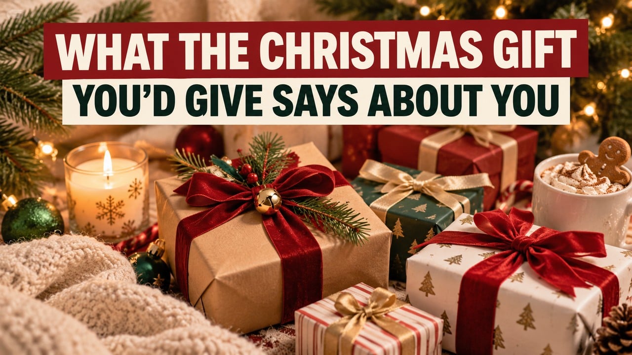 What The Christmas Gift You'd Give Says About You