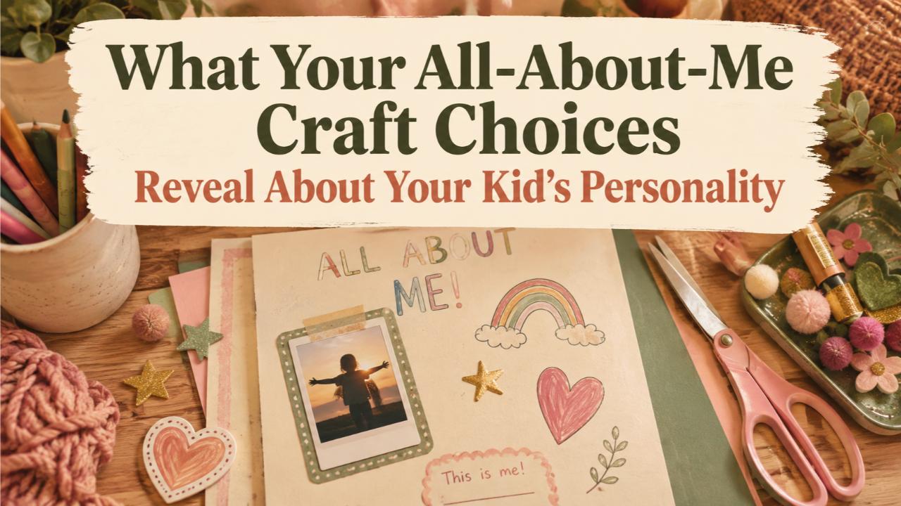 What Your All-About-Me Craft Choices Reveal About Your Kid's Personality