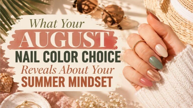 What Your August Nail Color Choice Reveals About Your Summer Mindset
