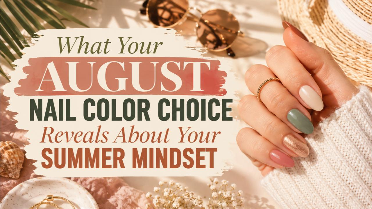What Your August Nail Color Choice Reveals About Your Summer Mindset