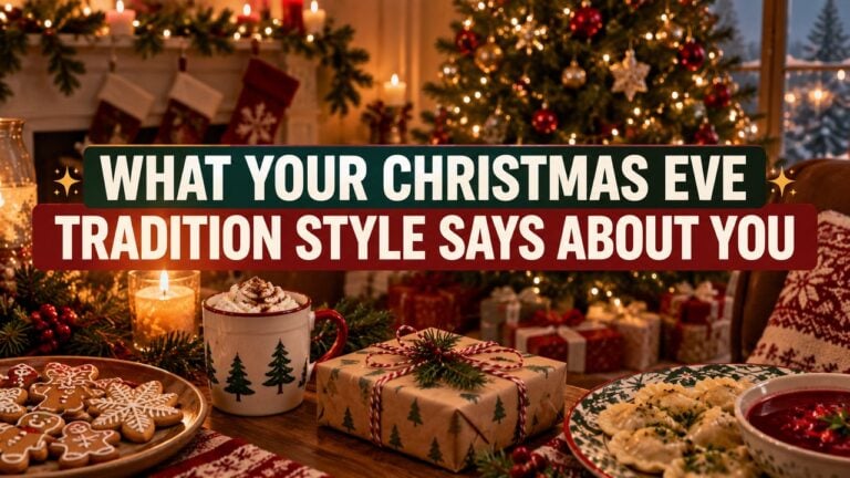 What Your Christmas Eve Tradition Style Says About You