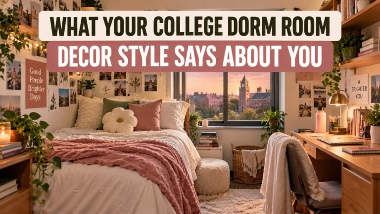 What Your College Dorm Room Decor Style Says About You