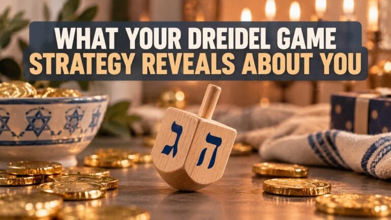 What Your Dreidel Game Strategy Reveals About You