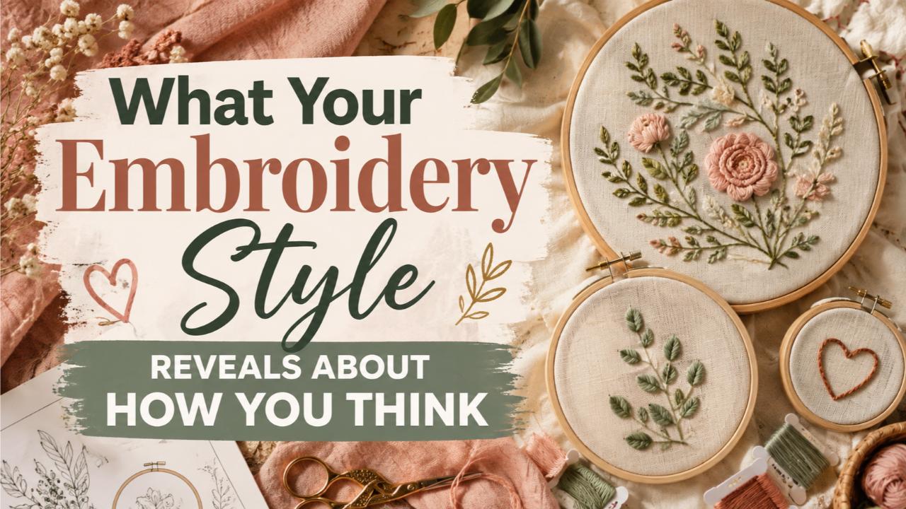 What Your Embroidery Style Reveals About How You Think