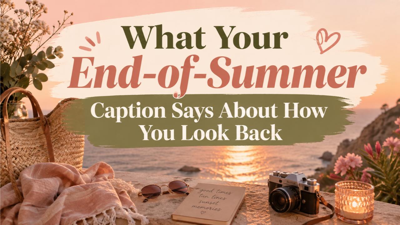 What Your End-of-Summer Caption Says About How You Look Back