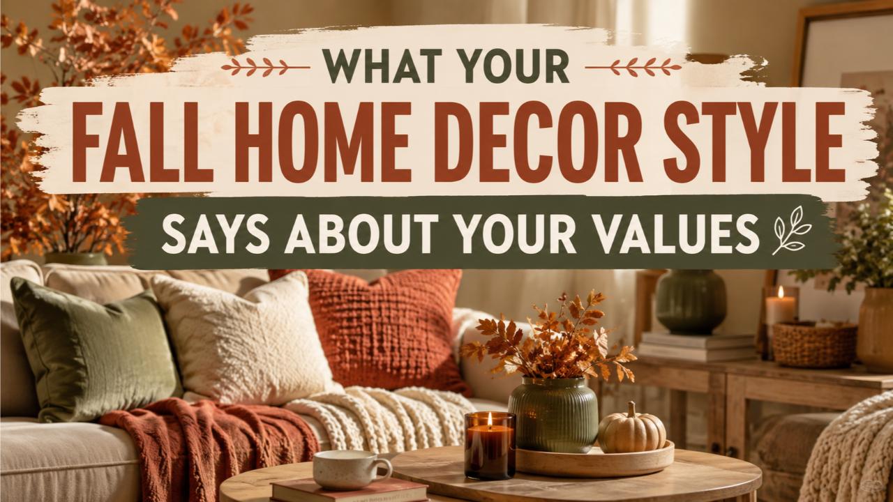 What Your Fall Home Decor Style Says About Your Values