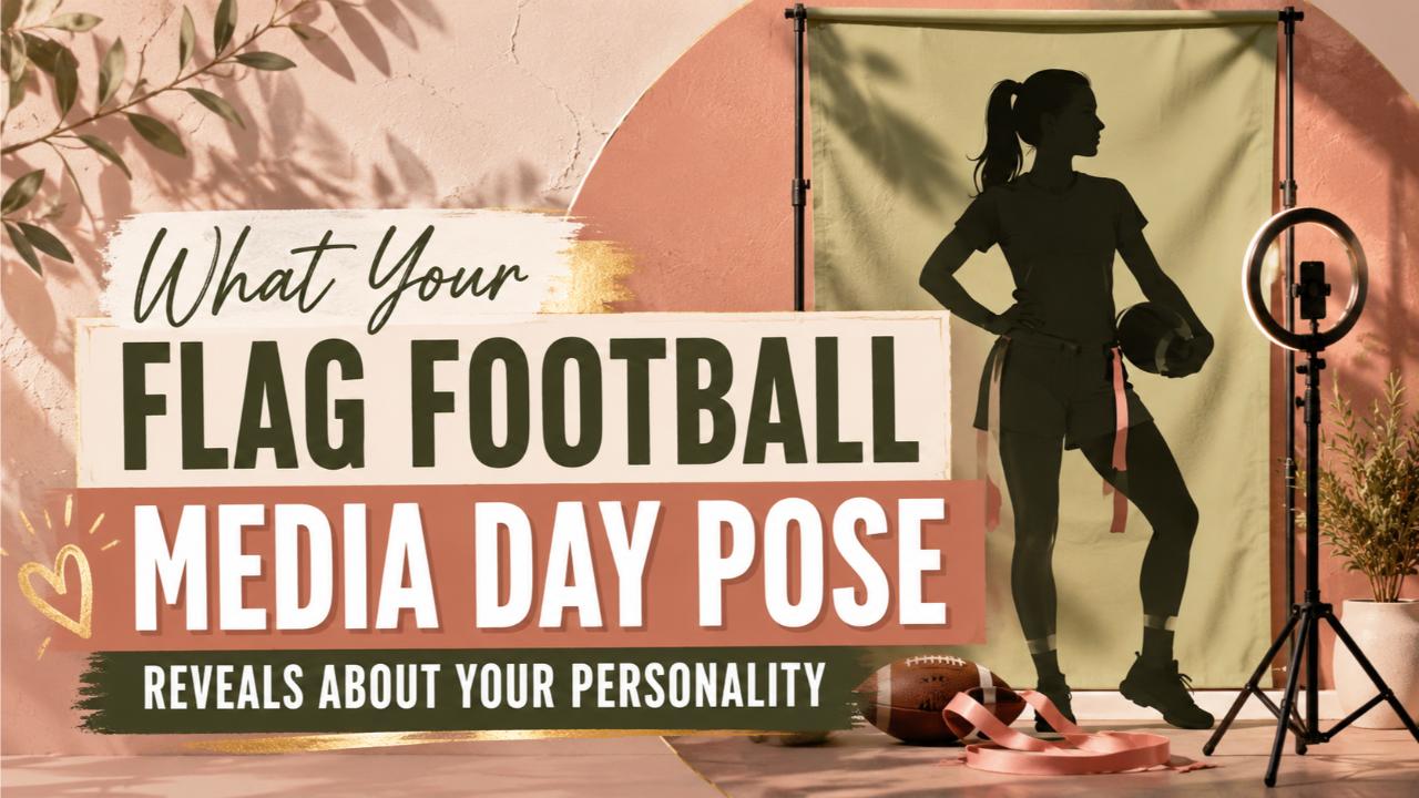 What Your Flag Football Media Day Pose Reveals About Your Personality