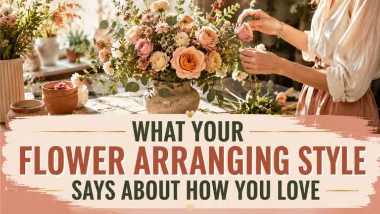 What Your Flower Arranging Style Says About How You Love