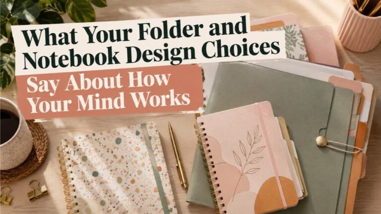 What Your Folder and Notebook Design Choices Say About How Your Mind Works
