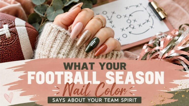 What Your Football Season Nail Color Says About Your Team Spirit