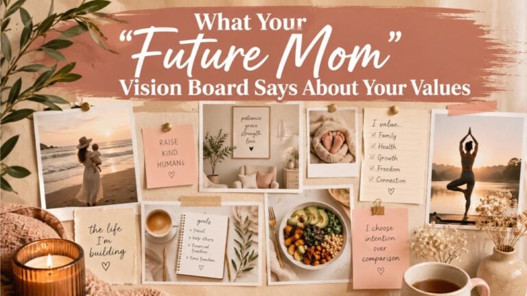 What Your "Future Mom" Vision Board Says About Your Values