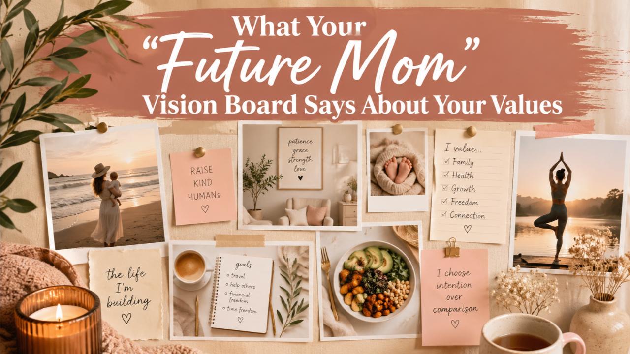 What Your "Future Mom" Vision Board Says About Your Values
