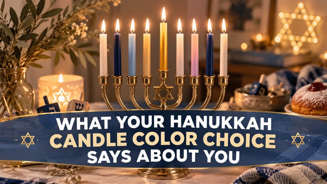 What Your Hanukkah Candle Color Choice Says About You
