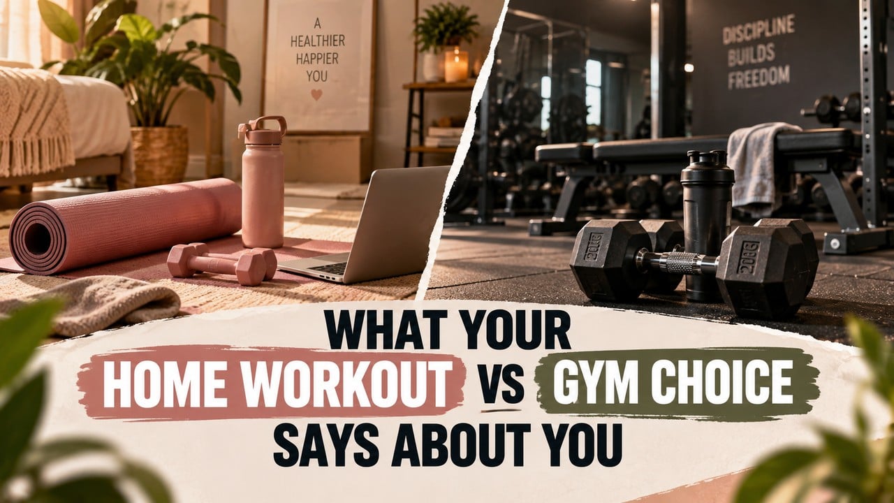 What Your Home Workout vs Gym Choice Says About You