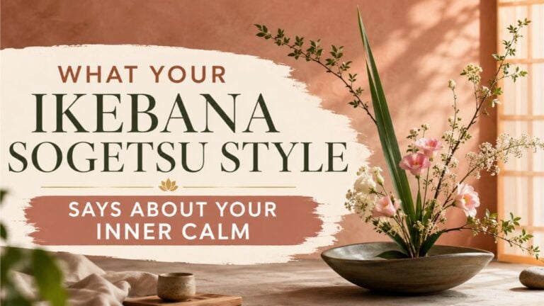What Your Ikebana Sogetsu Style Says About Your Inner Calm