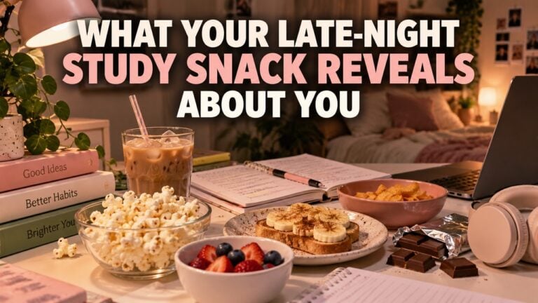 What Your Late-Night Study Snack Reveals About You