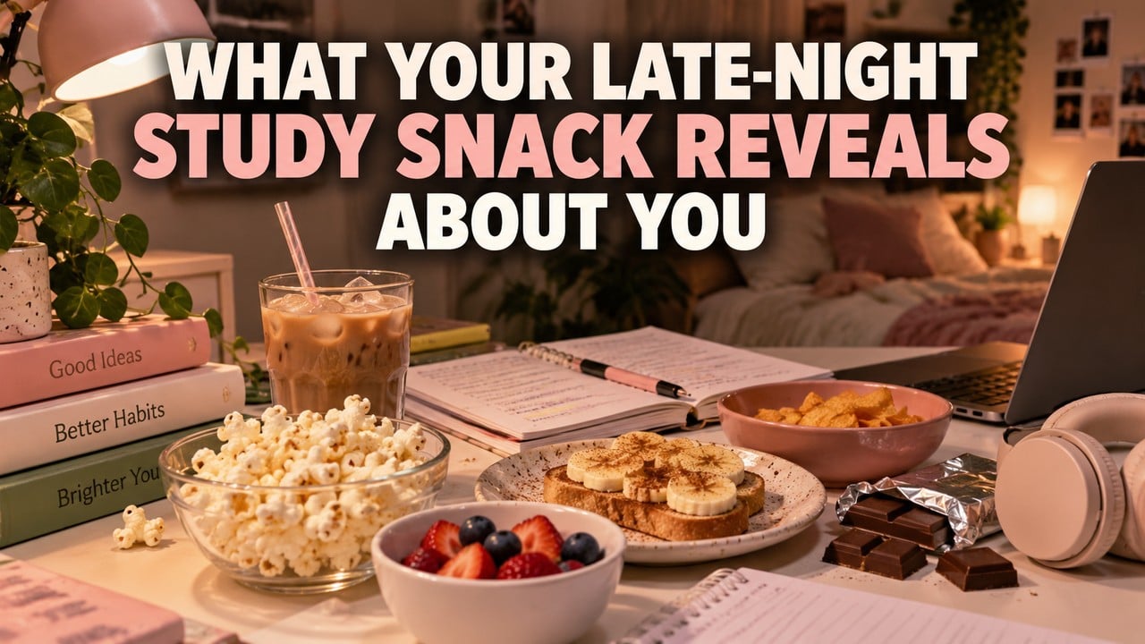 What Your Late-Night Study Snack Reveals About You