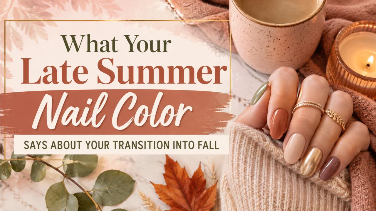 What Your Late Summer Nail Color Says About Your Transition Into Fall