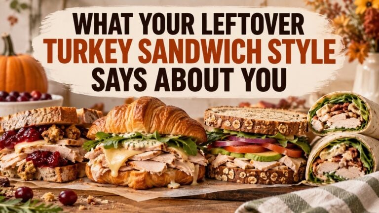 What Your Leftover Turkey Sandwich Style Says About You