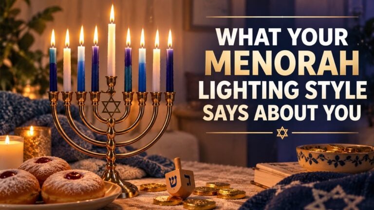 What Your Menorah Lighting Style Says About You