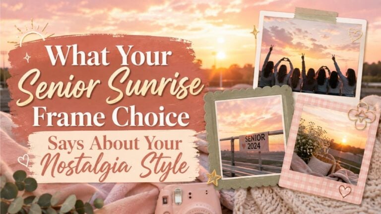 What Your Senior Sunrise Frame Choice Says About Your Nostalgia Style