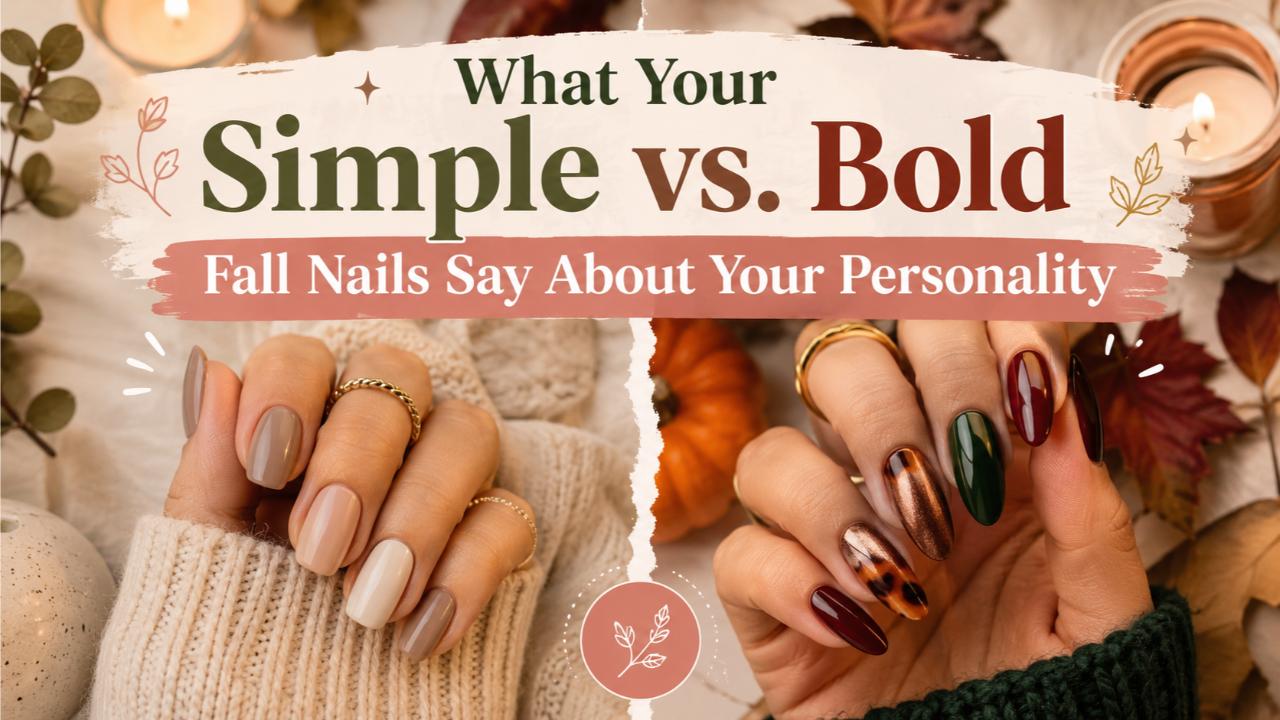 What Your Simple vs. Bold Fall Nails Say About Your Personality