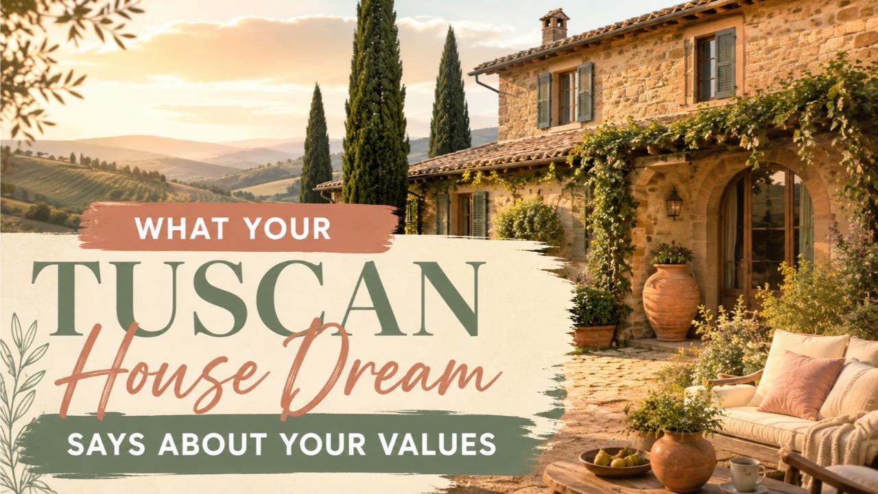 What Your Tuscan House Dream Says About Your Values