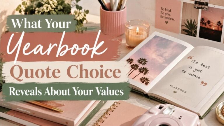 What Your Yearbook Quote Choice Reveals About Your Values