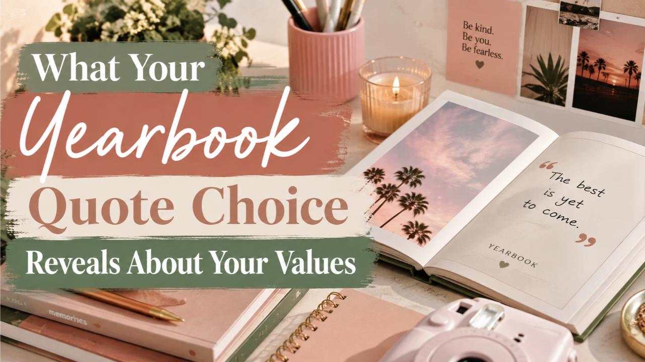 What Your Yearbook Quote Choice Reveals About Your Values