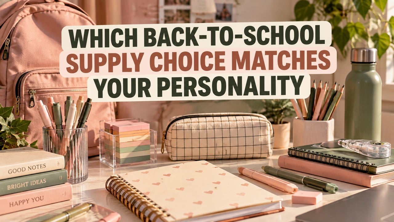 Which Back-to-School Supply Choice Matches Your Personality