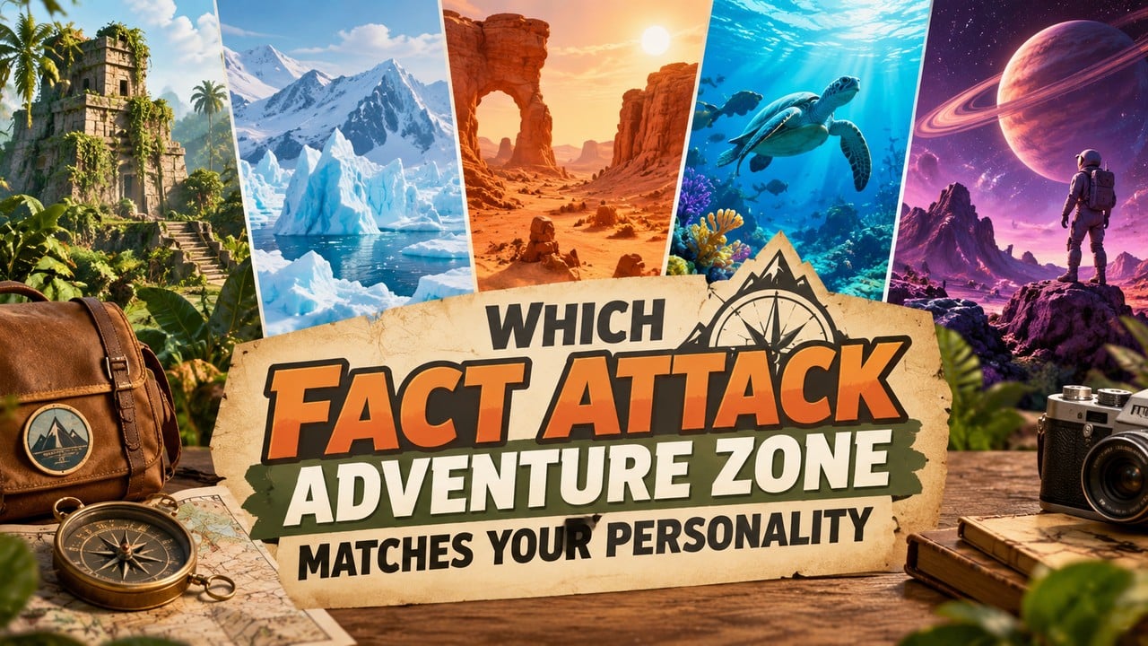 Which Fact Attack Adventure Zone Matches Your Personality