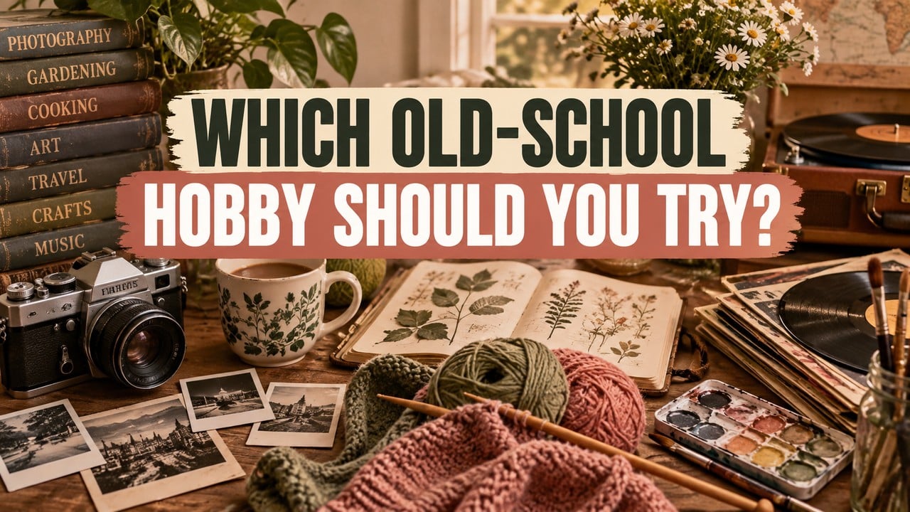 Which Old-School Hobby Should You Try?
