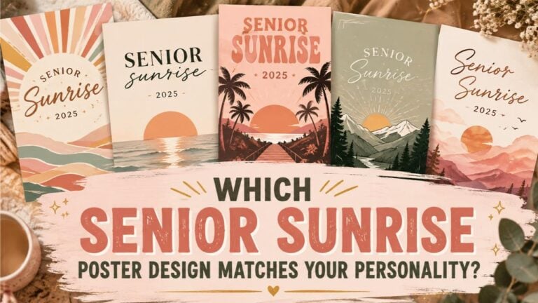Which Senior Sunrise Poster Design Matches Your Personality?
