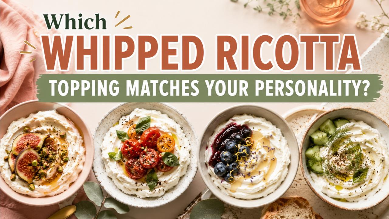 Which Whipped Ricotta Topping Matches Your Personality?