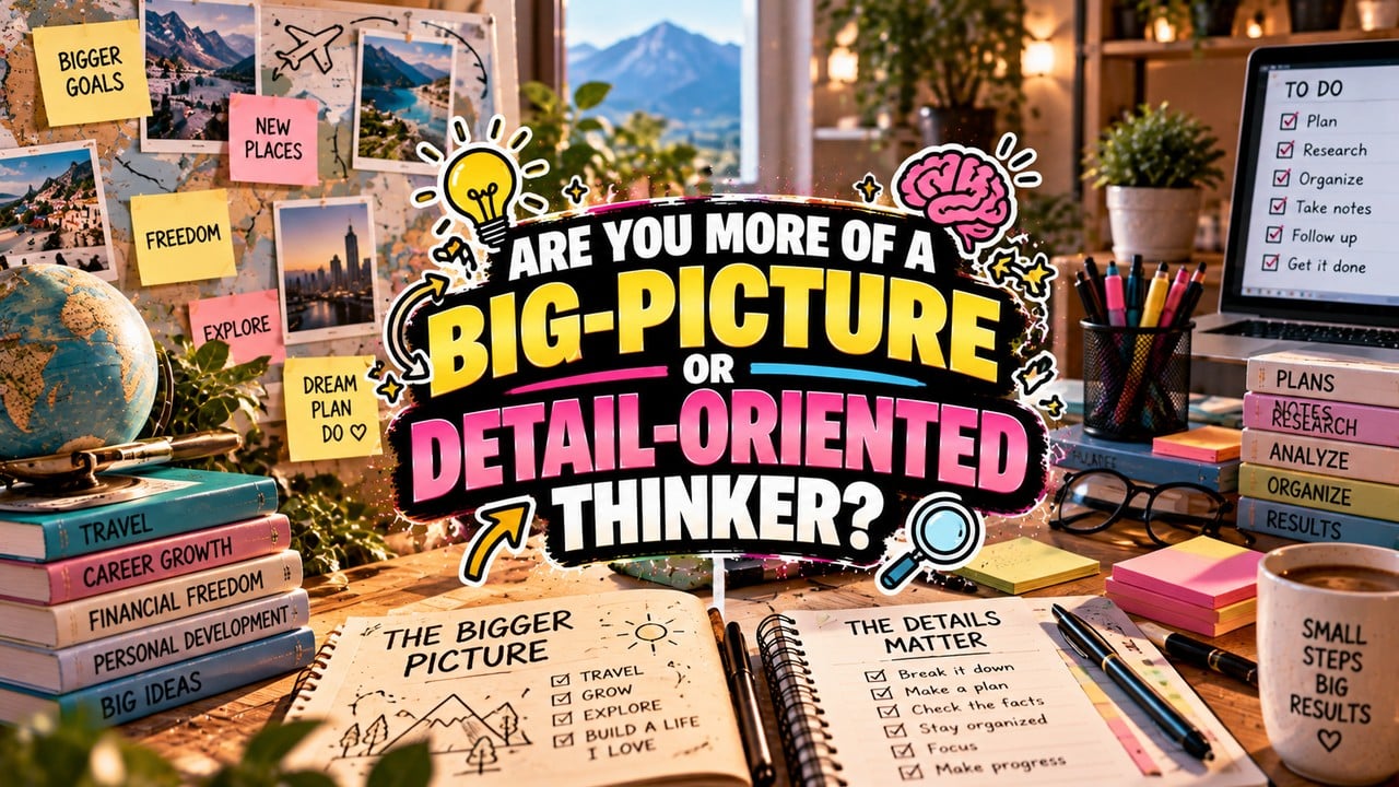 Are You More of a Big-Picture or Detail-Oriented Thinker?