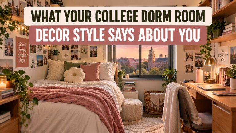 What Your College Dorm Room Decor Style Says About You