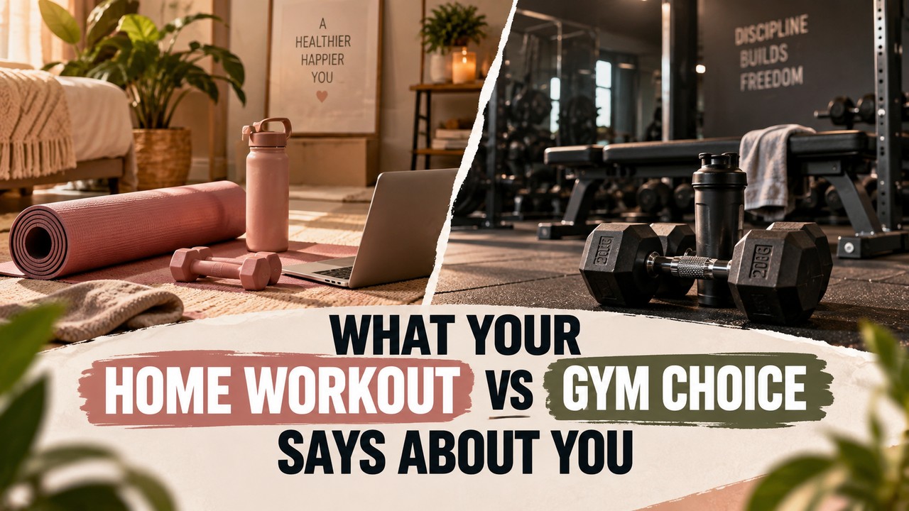 What Your Home Workout vs Gym Choice Says About You