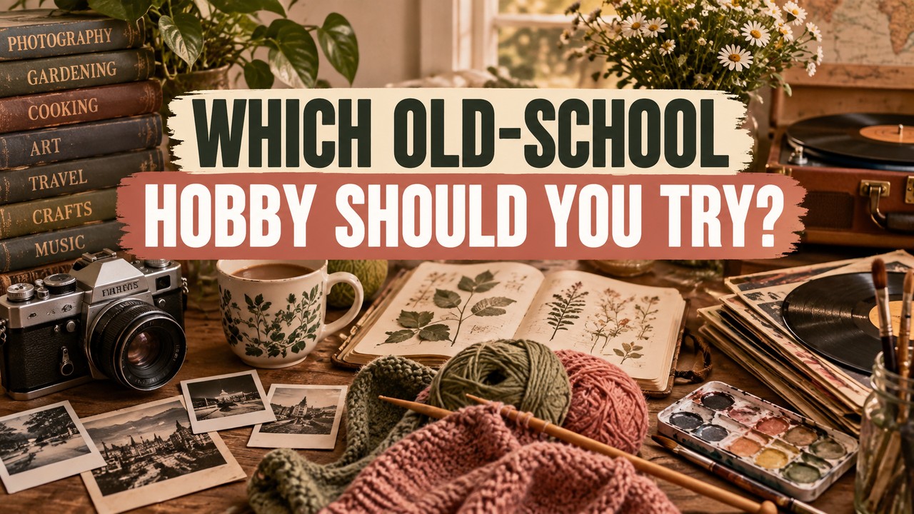 Which Old-School Hobby Should You Try?