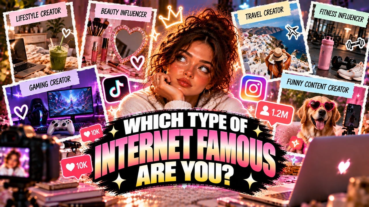 Which Type of Internet Famous Are You?